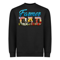 Black Western Farmer Dad Heavyweight Sweatshirt - LillyAllenDesigns