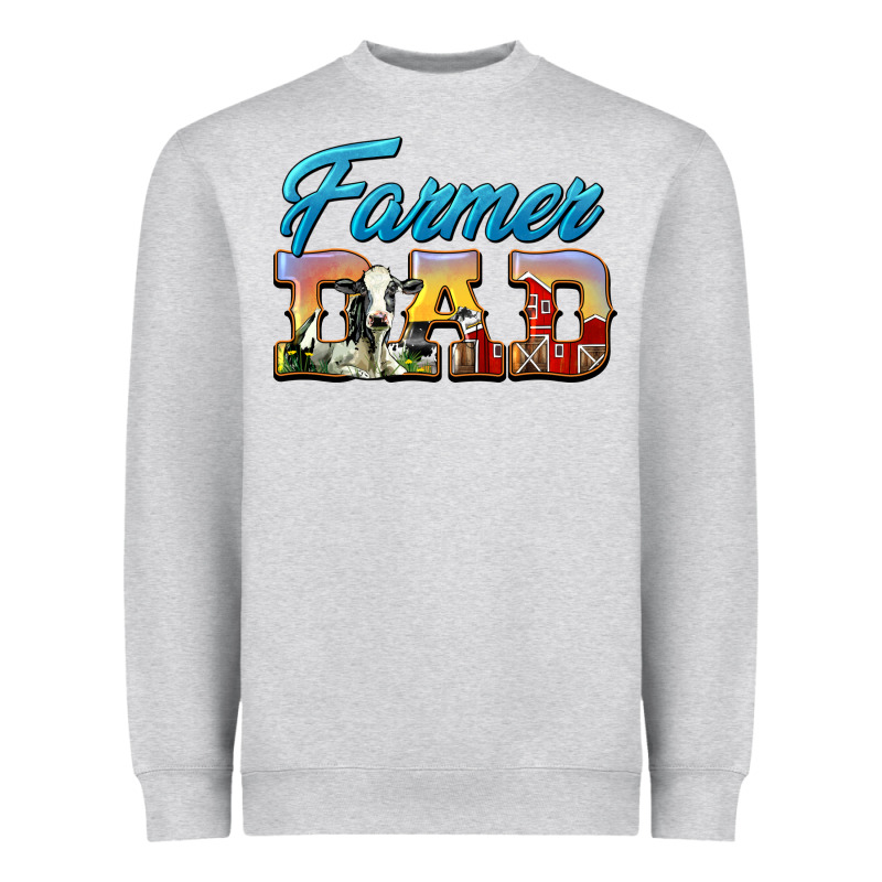 Western Farmer Dad Heavyweight Sweatshirt by LillyAllenDesigns | Teevron