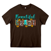 Chocolate Brown beautiful crazy Heavy Core Tee - Zillion Design Studio