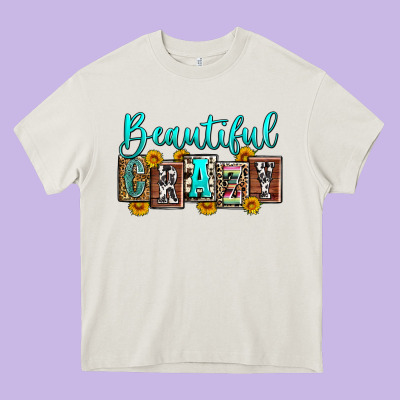 Beautiful Crazy Heavy Core Tee Designed By Zillion Design Studio