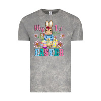 Cloud Rock my first easter with baby bunny and eggs Vintage Tee - AdoDesignShop