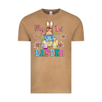 Vintage Camel my first easter with baby bunny and eggs Vintage Tee - AdoDesignShop