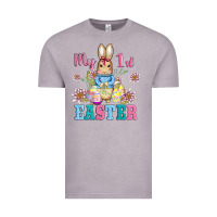 Vintage Zinc my first easter with baby bunny and eggs Vintage Tee - AdoDesignShop