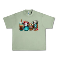 Oil Green Baby calf coffee cups Urban Heavy Tee - Jasminsmagicworld