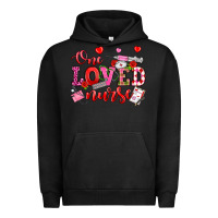 Pigment Black one loved nurse valentine's day Urban Hoodie - OliviaCreatesArt