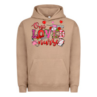 Pigment Burro one loved nurse valentine's day Urban Hoodie - OliviaCreatesArt