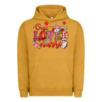 Pigment Peanut Butter one loved nurse valentine's day Urban Hoodie - OliviaCreatesArt