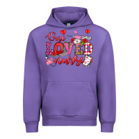 Tulip one loved nurse valentine's day Urban Hoodie - OliviaCreatesArt