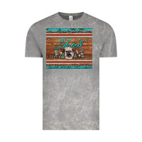 Cloud Rock show mom aztec cowhide leopard heifer Vintage Tee - Artiststas