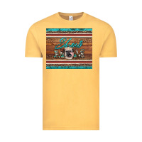 Vintage Mustard show mom aztec cowhide leopard heifer Vintage Tee - Artiststas