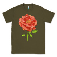 Army Green all a twitter rose Classic Tee - LillyAllenDesigns