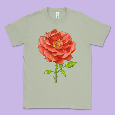 All A Twitter Rose Classic Tee Designed By Lillyallendesigns