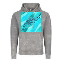 Cloud Rock fish and sea seamless pattern Vintage Hoodie - BundleAndBundleShop