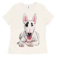 Bone bull terrier Ladies Tee - RanaPortraitStore