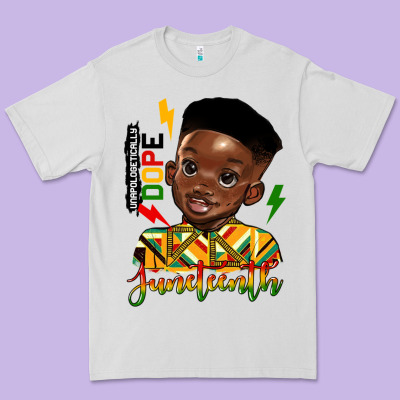 Juneteenth Black Boy Premium Tee Designed By Hra Design Shop