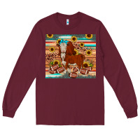 Burgundy football hereford sunflower tumbler Long Sleeve Tee - JahusDesignShop