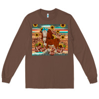 Chestnut football hereford sunflower tumbler Long Sleeve Tee - JahusDesignShop