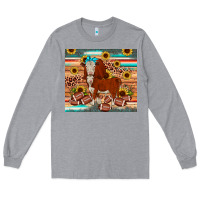 Heather Grey football hereford sunflower tumbler Long Sleeve Tee - JahusDesignShop