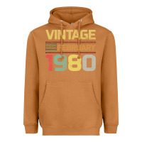 Meerkat Born in 1980 Vintage February Heavyweight Hoodie - Bettercallsaul