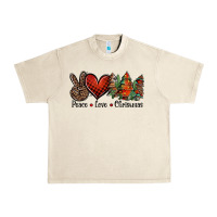Sandshell Peace love western christmas trees Urban Heavy Tee - Jasminsmagicworld