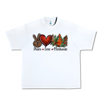 White Peace love western christmas trees Urban Heavy Tee - Jasminsmagicworld