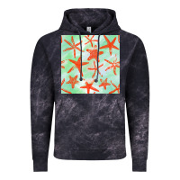 Cloud Black starfish seamless pattern Vintage Hoodie - BundleAndBundleShop