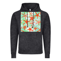 Vintage Arctic starfish seamless pattern Vintage Hoodie - BundleAndBundleShop