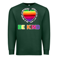 Sports Green In A World Where You Can Be Anything Be Kind Shirt Premium Sweatshirt - Bettercallsaul