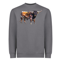 Storm Texas Longhorn Bull Heavyweight Sweatshirt - LillyAllenDesigns