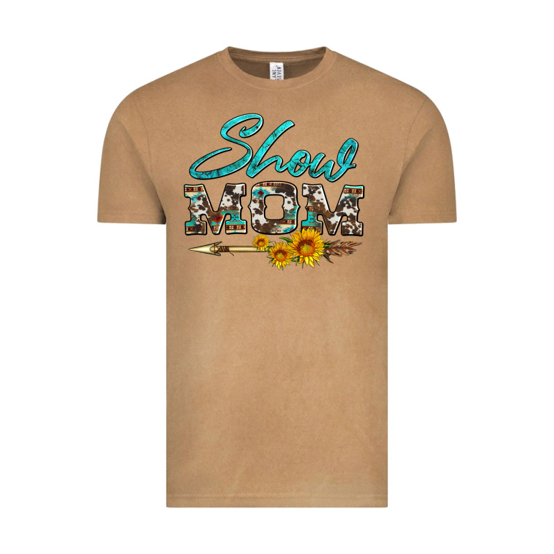 Show Mom Aztec Cowhide Sunflower And Arrow Vintage Tee by Artiststas | Teevron