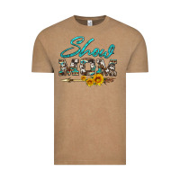 Vintage Coffee show mom aztec cowhide sunflower and arrow Vintage Tee - Artiststas