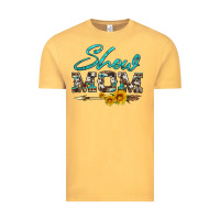 Vintage Mustard show mom aztec cowhide sunflower and arrow Vintage Tee - Artiststas