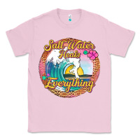 Bubblegum Pink salt water heals everything Classic Tee - Jasminsmagicworld