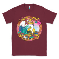 Burgundy salt water heals everything Classic Tee - Jasminsmagicworld