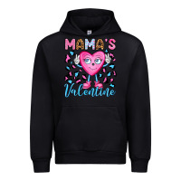 Black mama's valentine olivia Urban Hoodie - OliviaCreatesArt