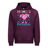 Mauve Wine mama's valentine olivia Urban Hoodie - OliviaCreatesArt