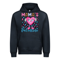 Navy mama's valentine olivia Urban Hoodie - OliviaCreatesArt
