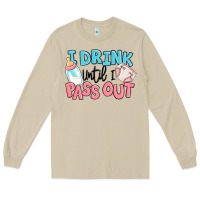 Mushroom i drink until i pass out baby Long Sleeve Tee - MaliasSmallBusiness