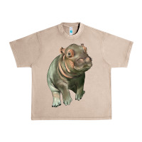 French Oak baby hippo Urban Heavy Tee - LillyAllenDesigns