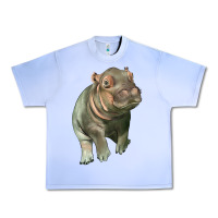 Grape Ice baby hippo Urban Heavy Tee - LillyAllenDesigns
