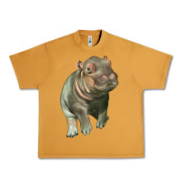 Peanut Butter baby hippo Urban Heavy Tee - LillyAllenDesigns