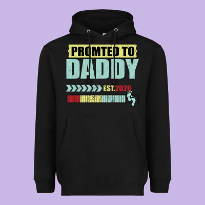 Promoted To Daddy Est 2020 Heavyweight Hoodie Designed By Bettercallsaul