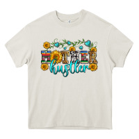 Cream mother hustler Heavy Core Tee - Zillion Design Studio