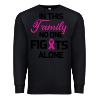 Black In This Family No One Fights Alone Premium Sweatshirt - Bettercallsaul