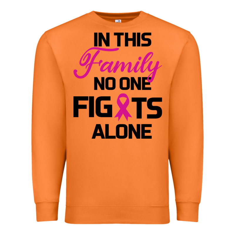 In This Family No One Fights Alone Premium Sweatshirt by Bettercallsaul | Teevron