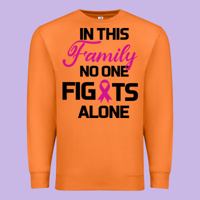 In This Family No One Fights Alone Premium Sweatshirt Designed By Bettercallsaul