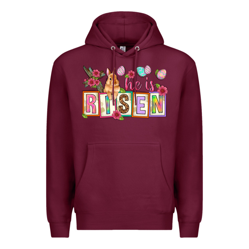 He Is Risen Premium Hoodie by NancyCooperArtShop | Teevron