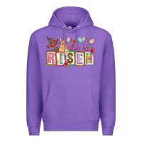 Purple He is risen Premium Hoodie - NancyCooperArtShop