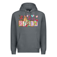 Rock He is risen Premium Hoodie - NancyCooperArtShop