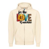 Sandshell For The Love Of Sunshine Zipper Hoodie - BundleAndBundleShop